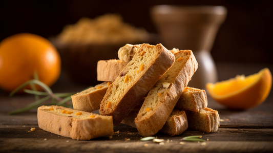 Orange Coconut Bran Biscotti